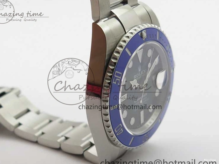 MiroTime 0319 Submariner 41mm 126619 LB Blue Ceramic EWF Black Dial on SS Bracelet A Effortless 2766